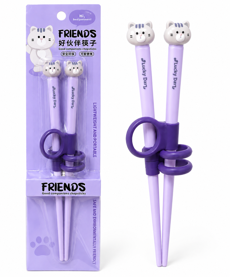 Eğitim Chopstick – Parmak Destekli Çocuk Yemek Çubuğu Model 4