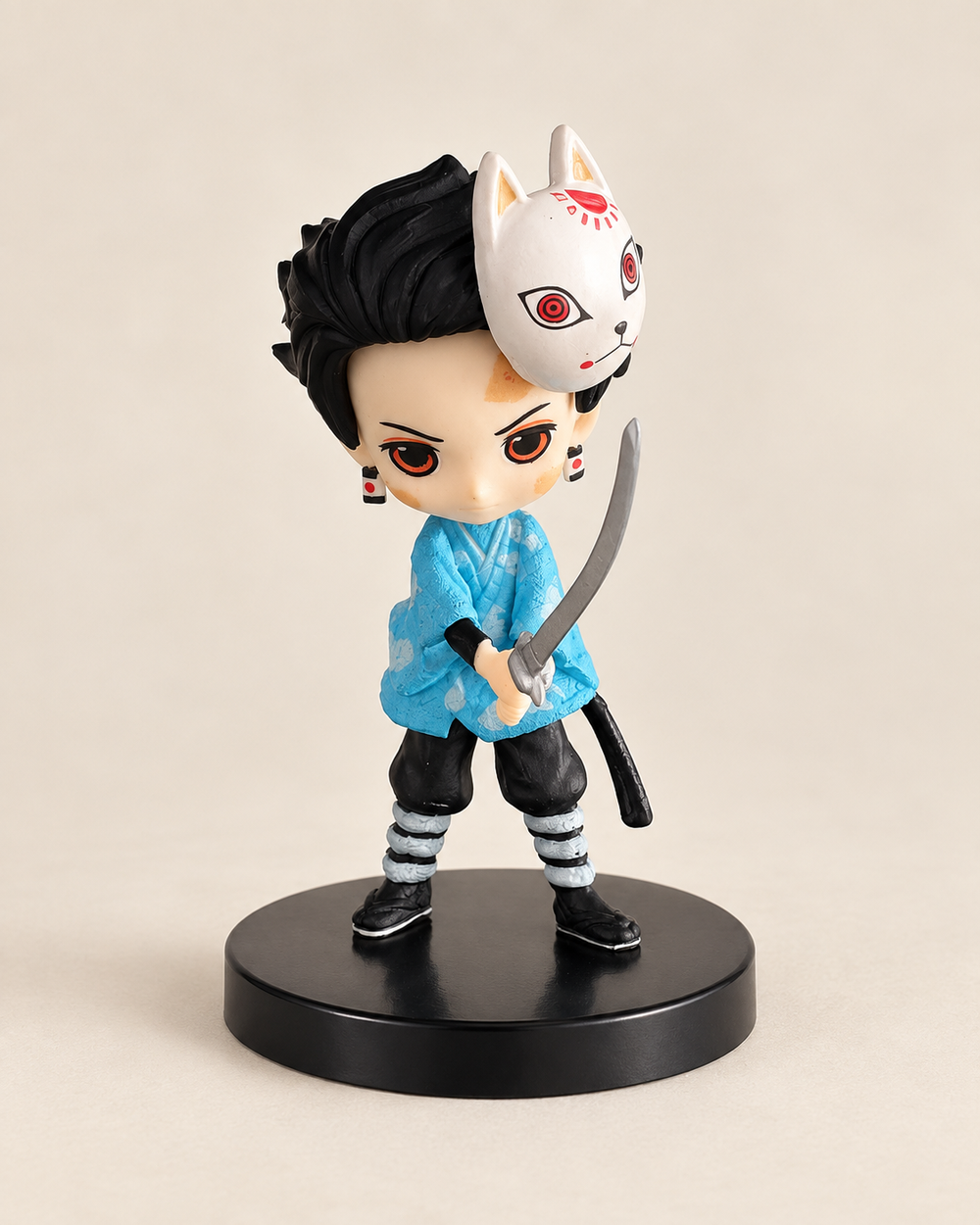 Demon Slayer Sabito Kılıçlı Mini Figür ( 8 CM )