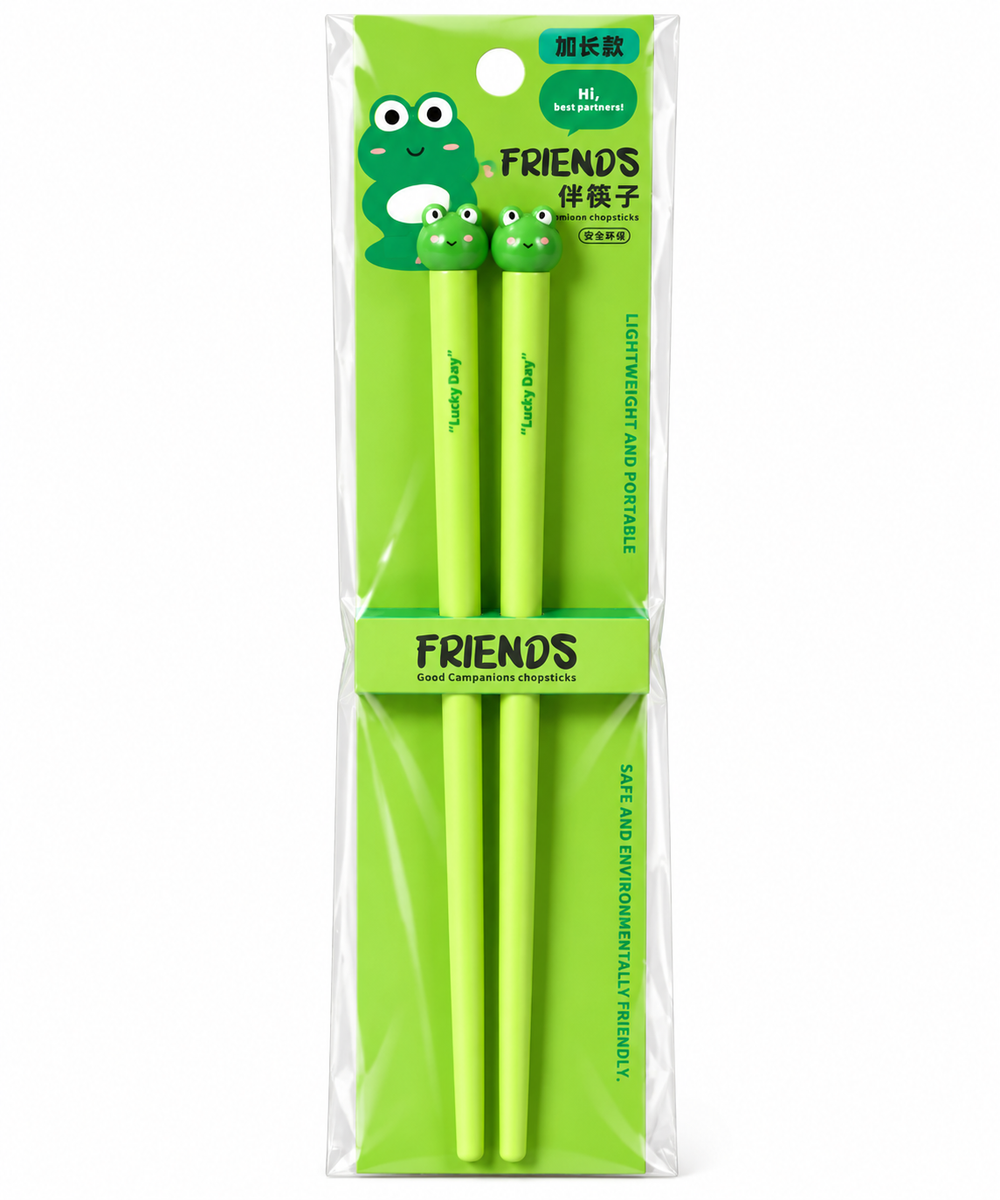 Sevimli Hayvan Figürlü Chopstick – Uzun Yemek Çubuğu