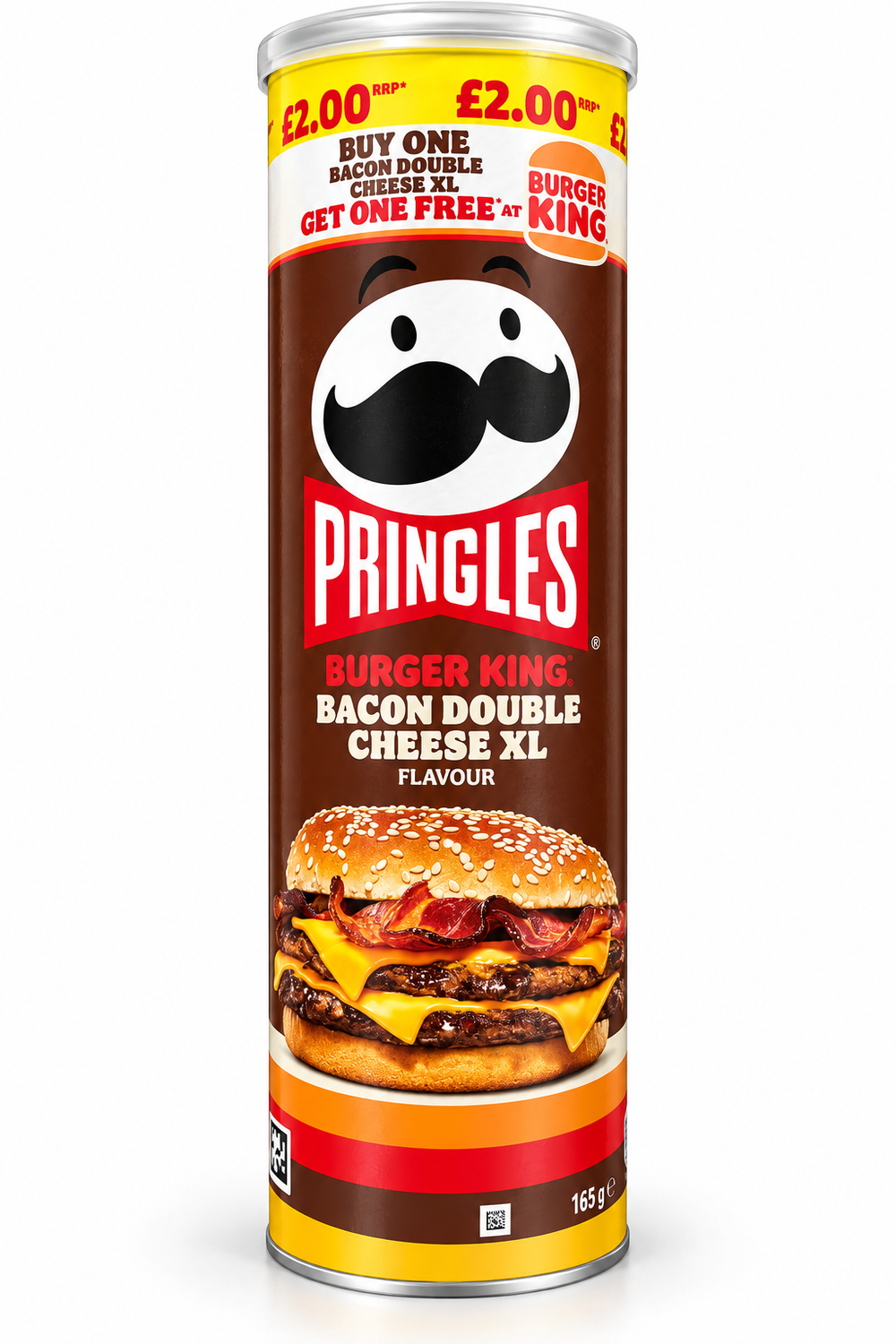 Pringles x Burger King Bacon Double Cheese XL Flavour 165 g