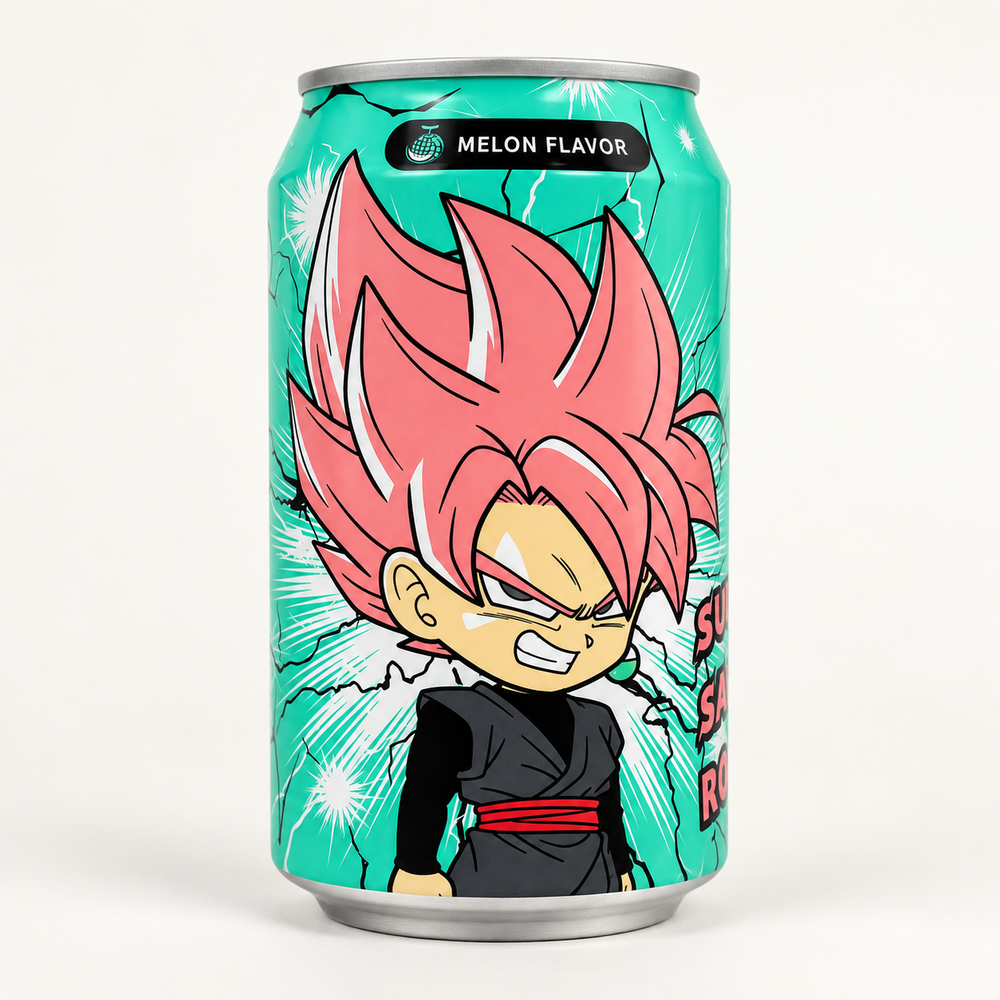 Dragon Ball Goku Black Melon Aromalı Gazlı İçecek