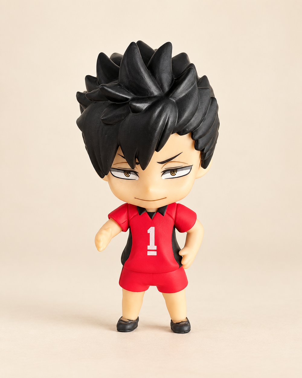 Haikyuu!! Tetsuro Kuroo Kırmızı Forma Mini Figür ( 8 CM )