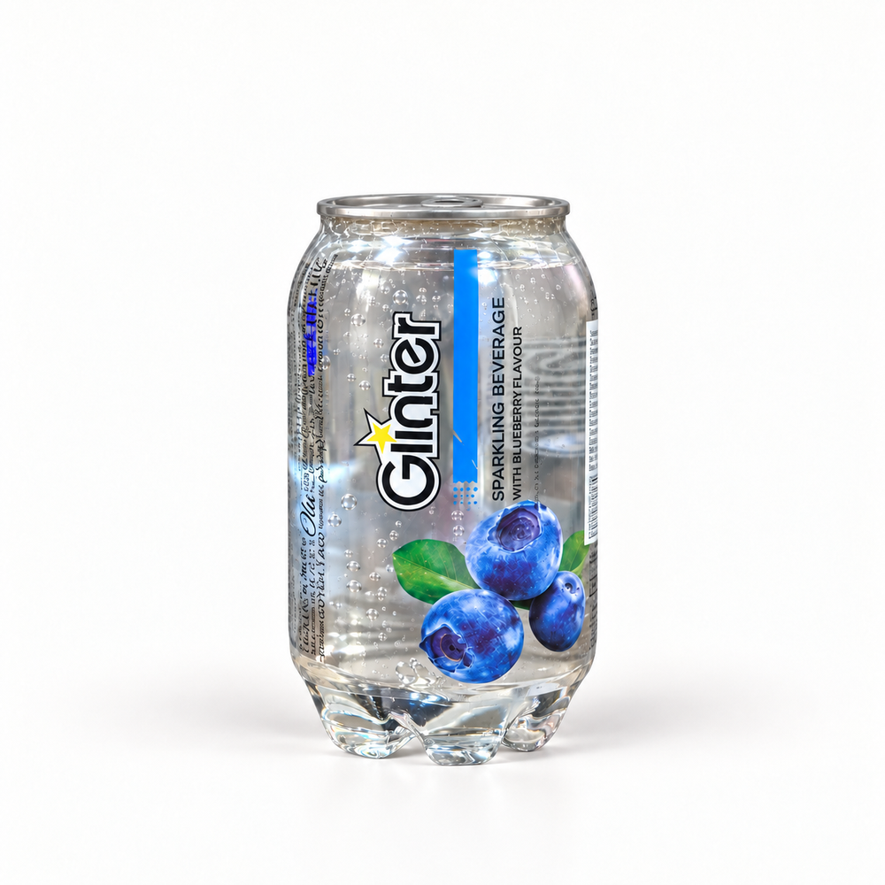 Gini Soft Drink Blueberry Yaban Mersini Aromalı Gazlı İçecek