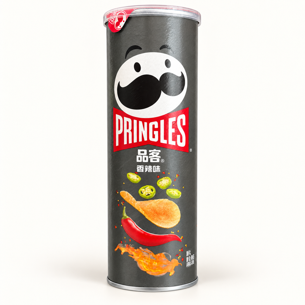 Pringles Çin Usulü Acı Biber Aromalı Patates Cipsi