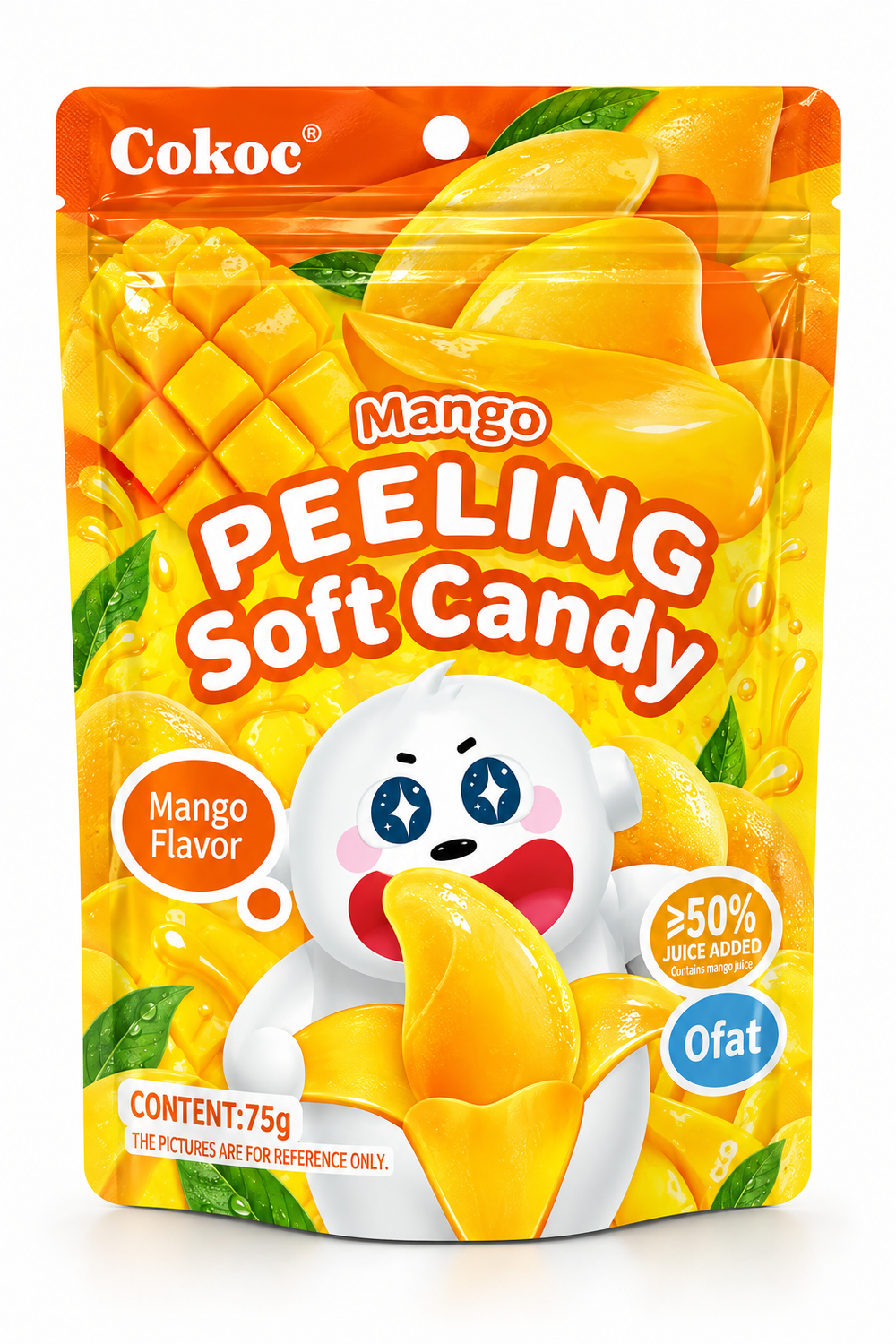 Cokoc Mango Peeling Soft Candy 75 g