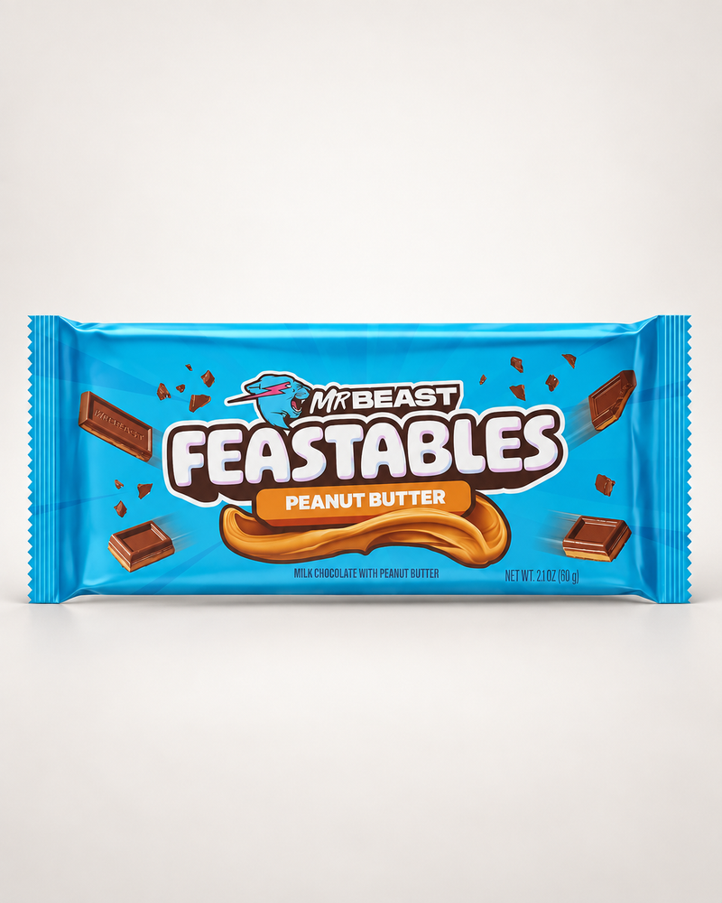 Mr Beast Feastables Peanut Butter