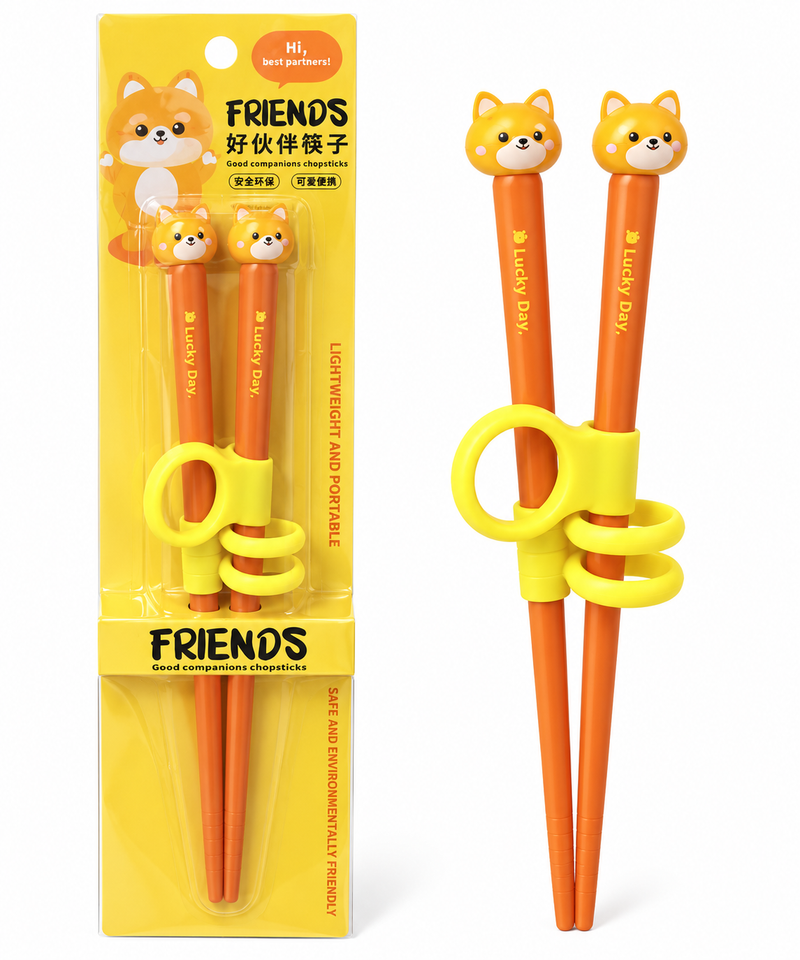 Eğitim Chopstick – Parmak Destekli Çocuk Yemek Çubuğu Model 2