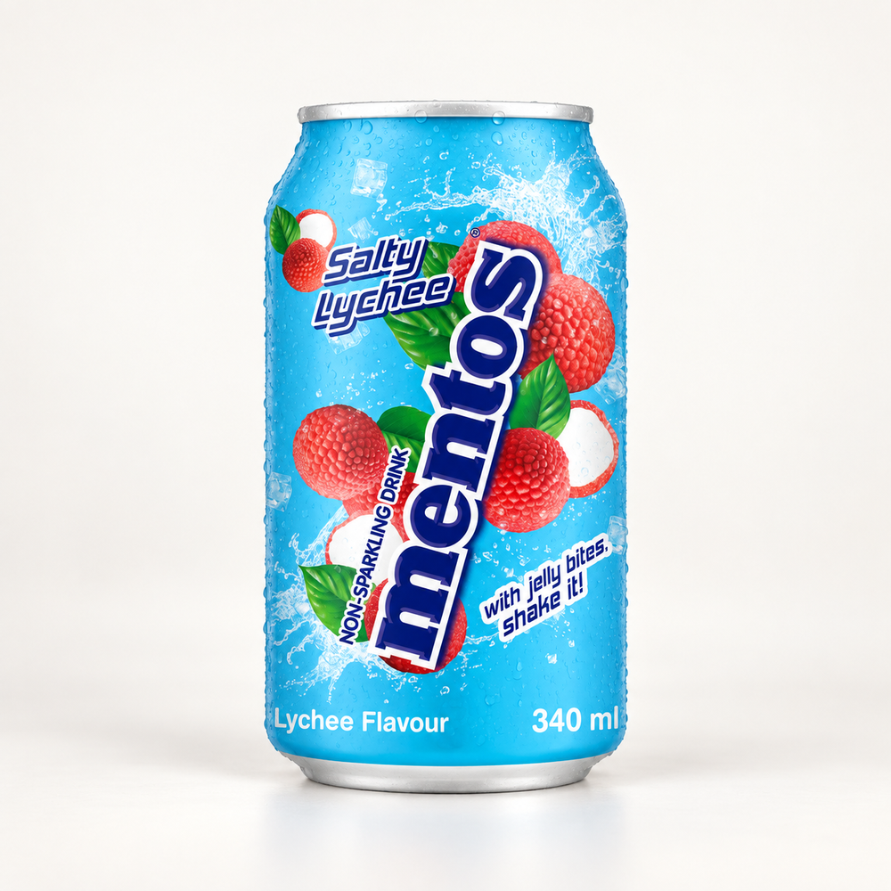 Salty Lychee Jelly Bites Liçi Aromalı İçecek 340 ml