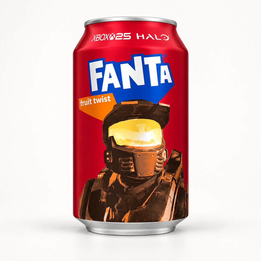 Fanta Fruit Twist Meyveli Gazlı İçecek – Xbox Halo Özel Seri