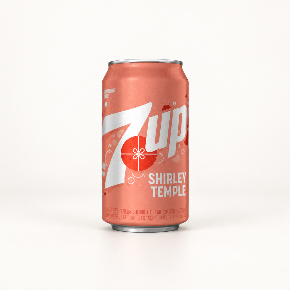 7UP Shirley Temple Kiraz Aromalı Gazlı İçecek 355 ml