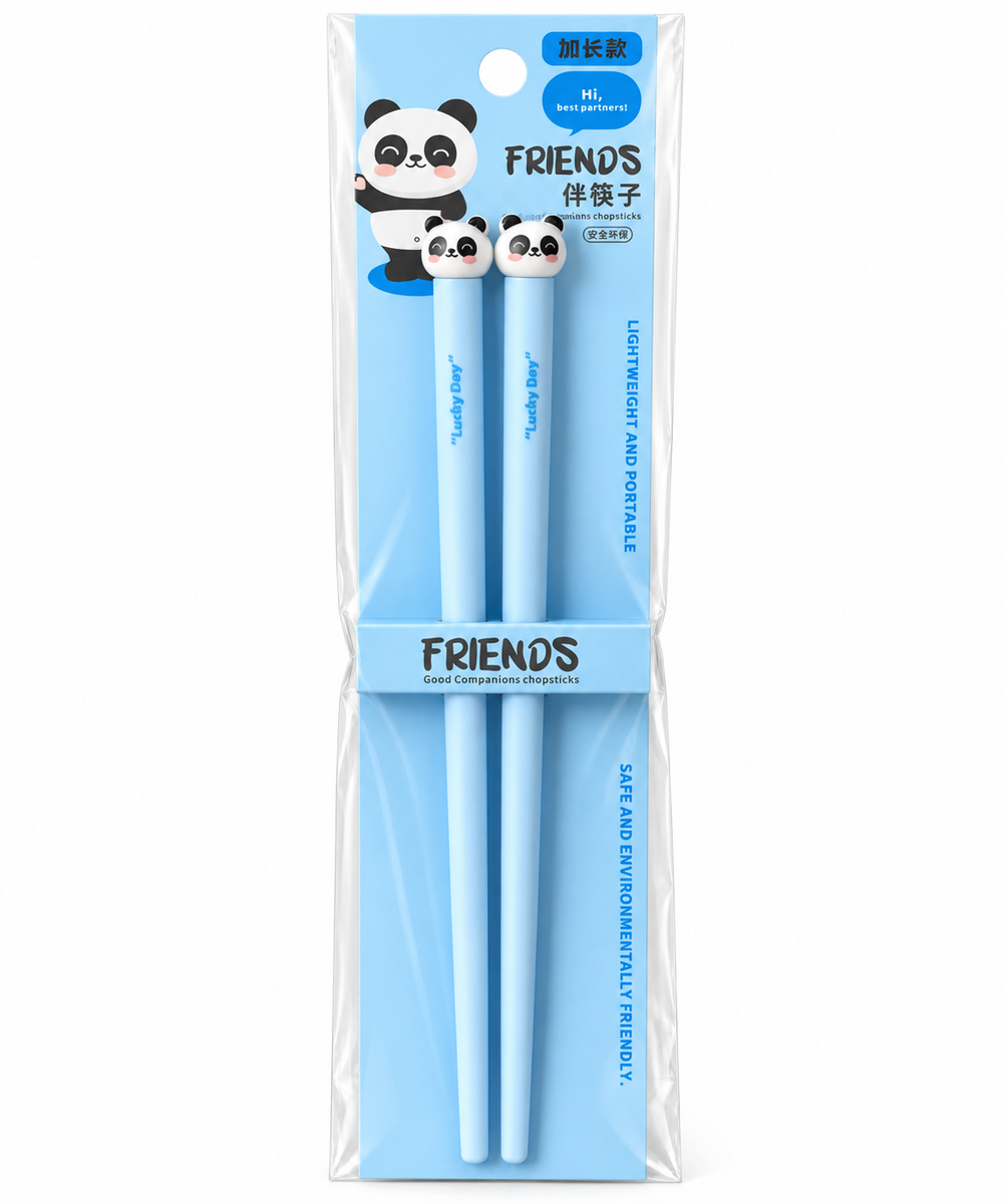 Sevimli Hayvan Figürlü Chopstick – Uzun Yemek Çubuğu