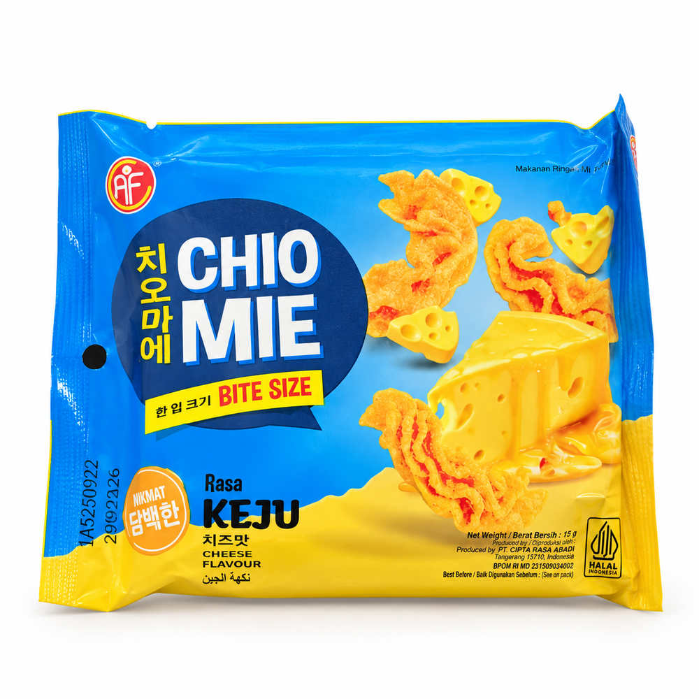 Cheo Mie Bite Size Peynir Aromalı Çıtır Atıştırmalık 15 g