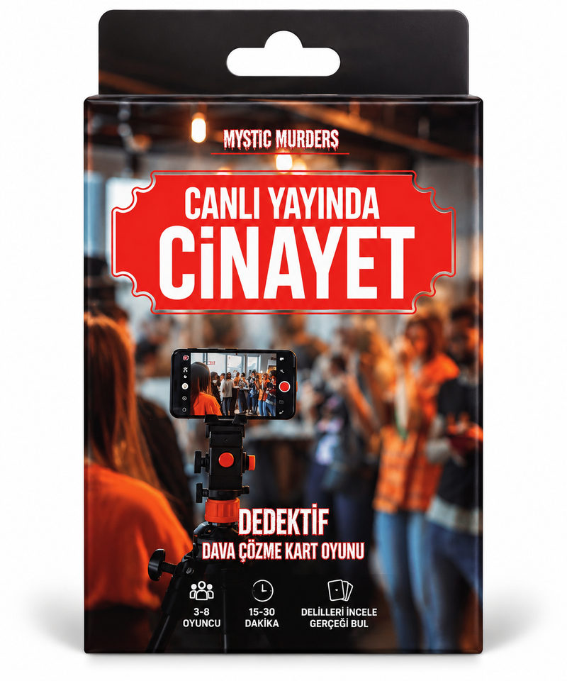 Mystic Murders – Canlı Yayında Cinayet Dedektif Kart Oyunu