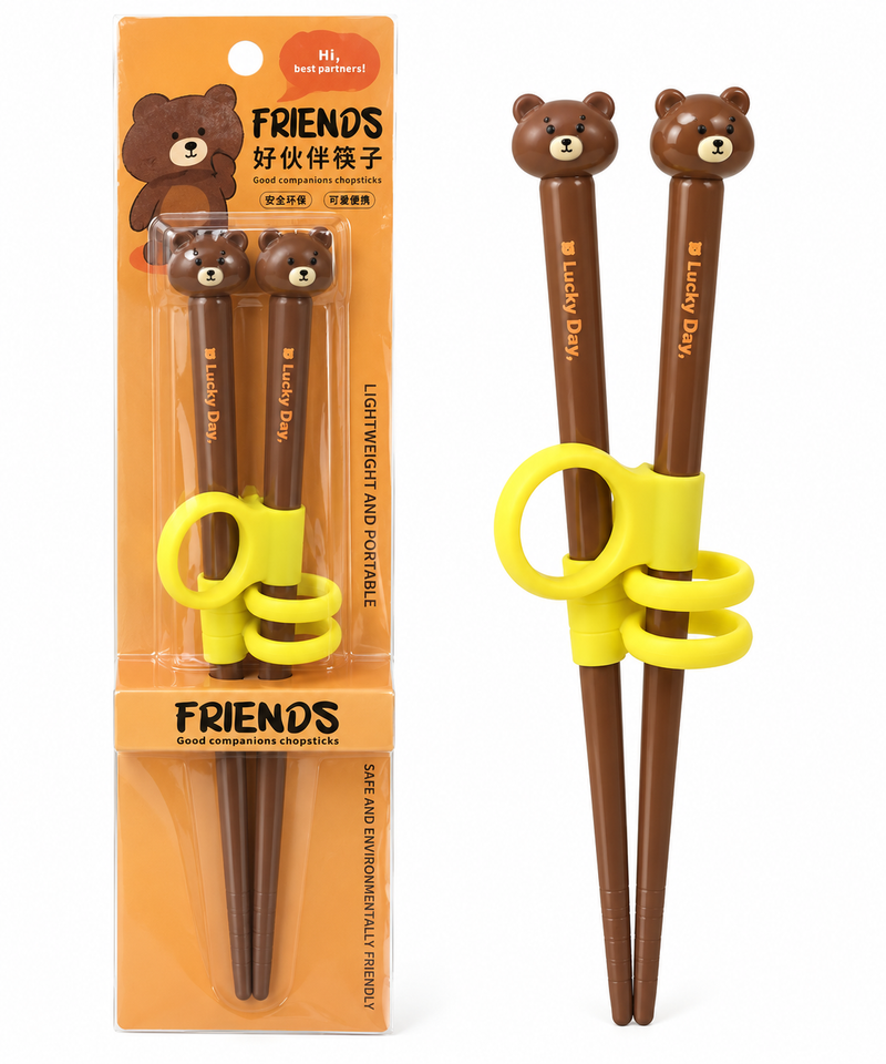 Eğitim Chopstick – Parmak Destekli Çocuk Yemek Çubuğu Model 3
