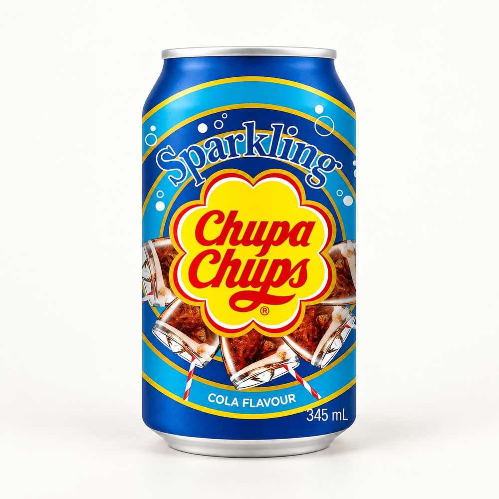 Chupa Chups Sparkling Cola Kola Aromalı Gazlı İçecek 345 ml