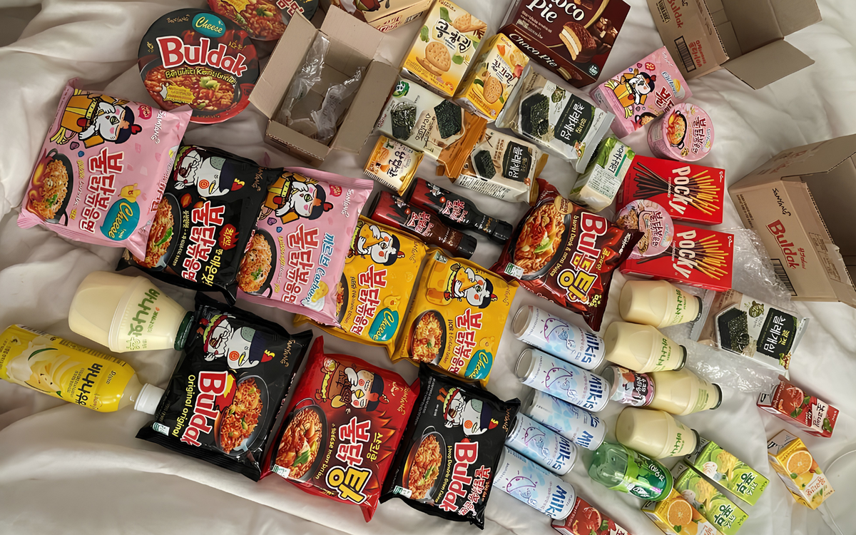 Korean Snack 
You're in Korea 🍜
